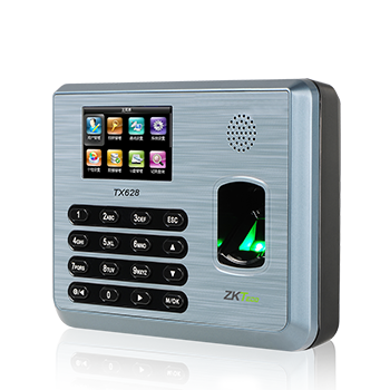 ZKTeco TX628指紋考勤機，ID密碼考勤機多國語言