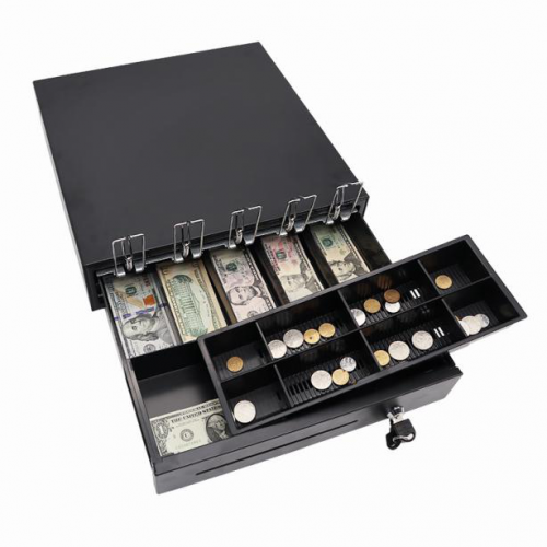 LENVII BQ400A現金抽屜，錢箱，雙層，三檔鎖
